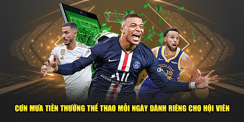 Nhận tiền thường thể thao mỗi ngày cho hội viên go8